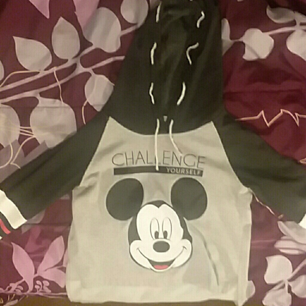 It is a long sleeve croptop or shirt